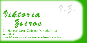 viktoria zsiros business card